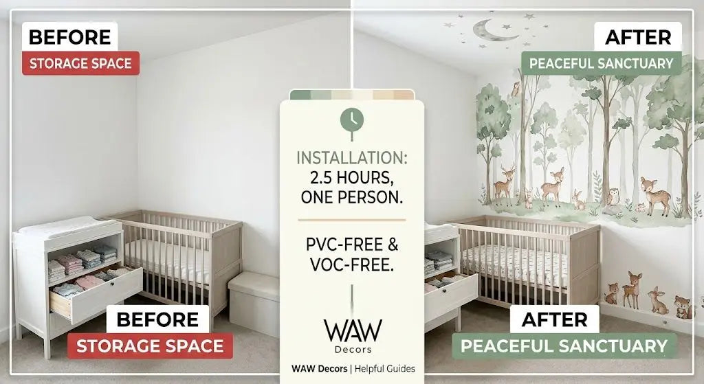 Nursery Room Makeover: How One Wall Changed Everything WAW DECORS
