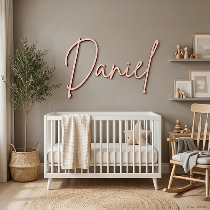 Cartel de madera personalizado con nombre