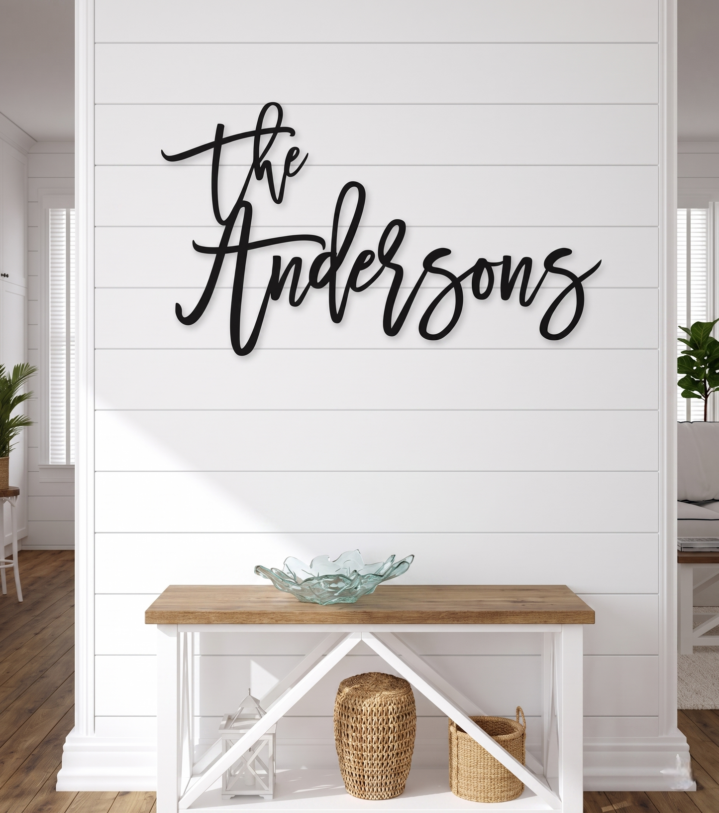 Cartel de madera personalizado con nombre